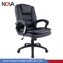 Anji Best Low Cost Double Leather Cushion Revolving Office Desk Chair